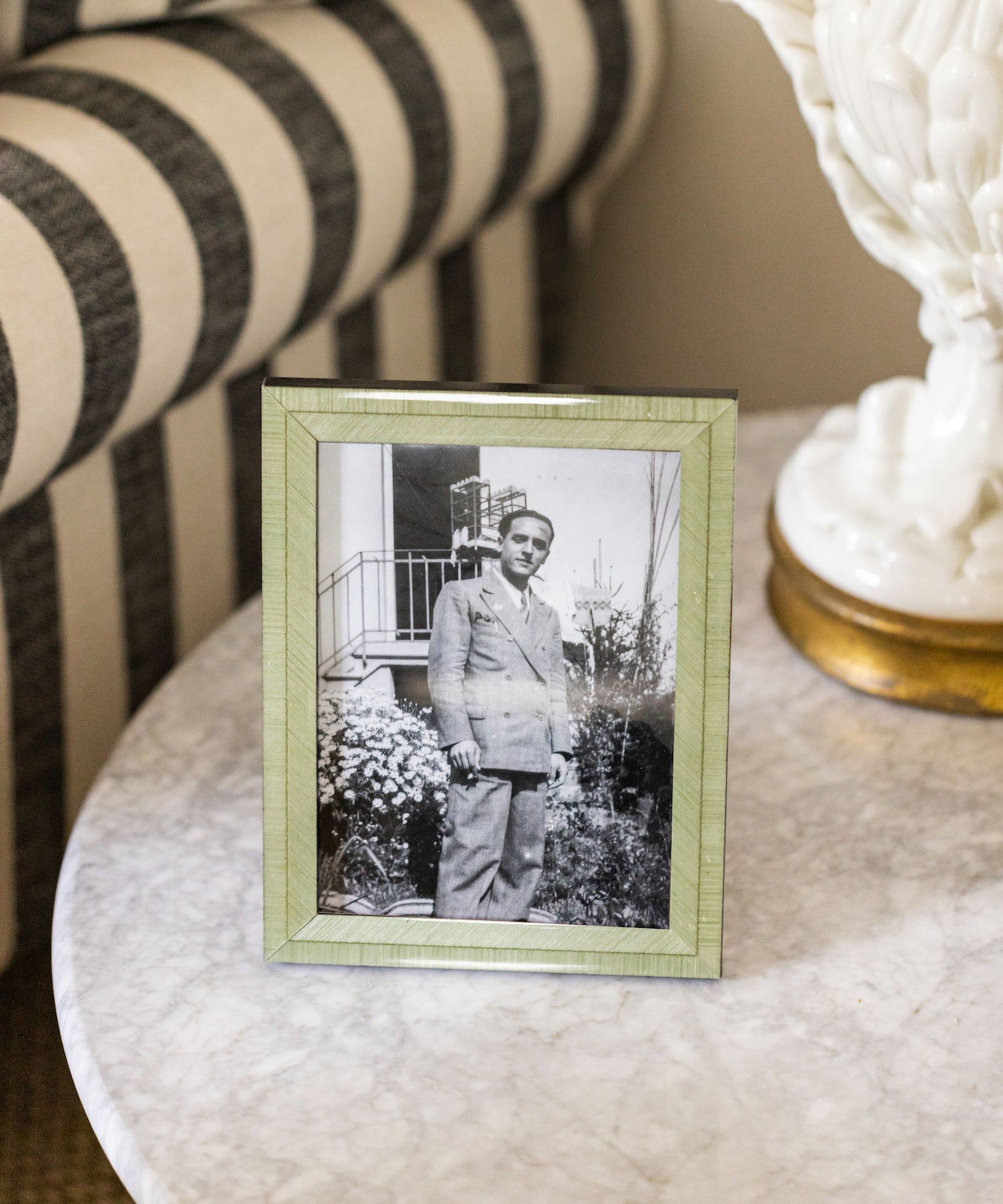Bianca Photo Frame, Pistachio, Lifestyle