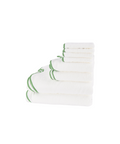 Signature Amelia Scalloped Bath Towel Bundle, Asparagus