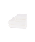Classic Amelia Scalloped Bath Towel Bundle, White