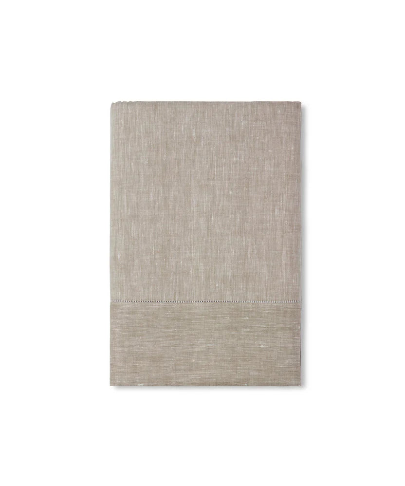 Classic Hemstitch Table Linens, Natural
