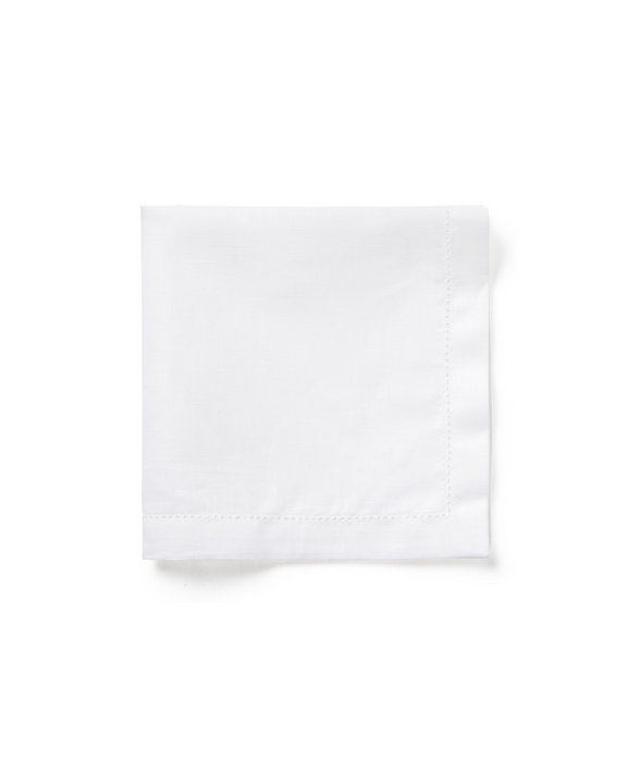 Rebecca Udall Classic Hemstitch Linen Napkin, White