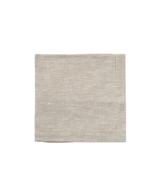 Classic Hemstitch Table Linens, Natural
