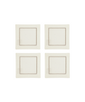 Rebecca Udall Set of 4 Sophie One Cord Cocktail Napkins, Natural