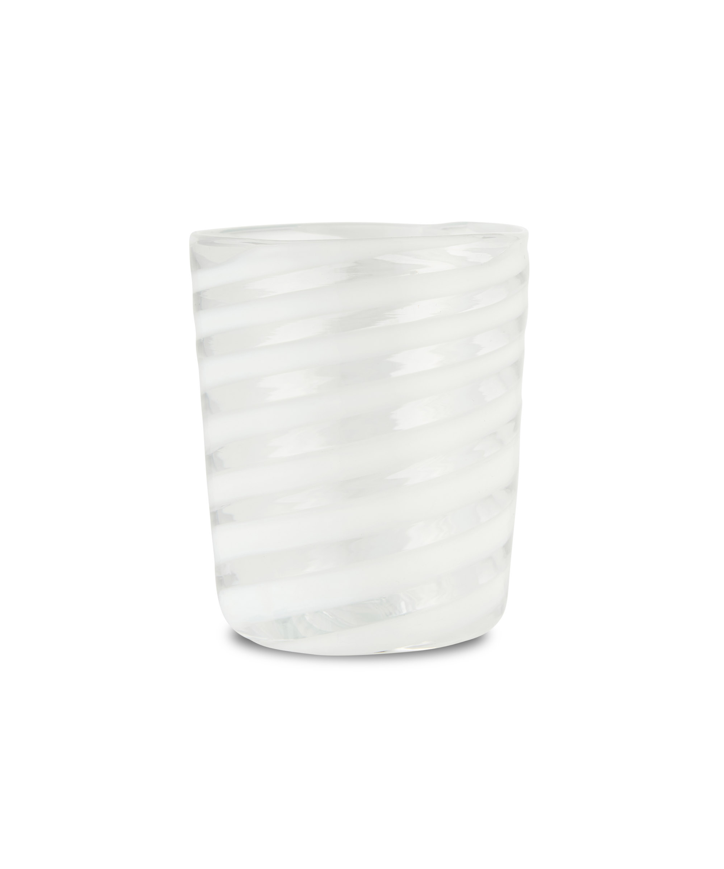 Rebecca Udall Alicia Murano Glass Tumbler, White