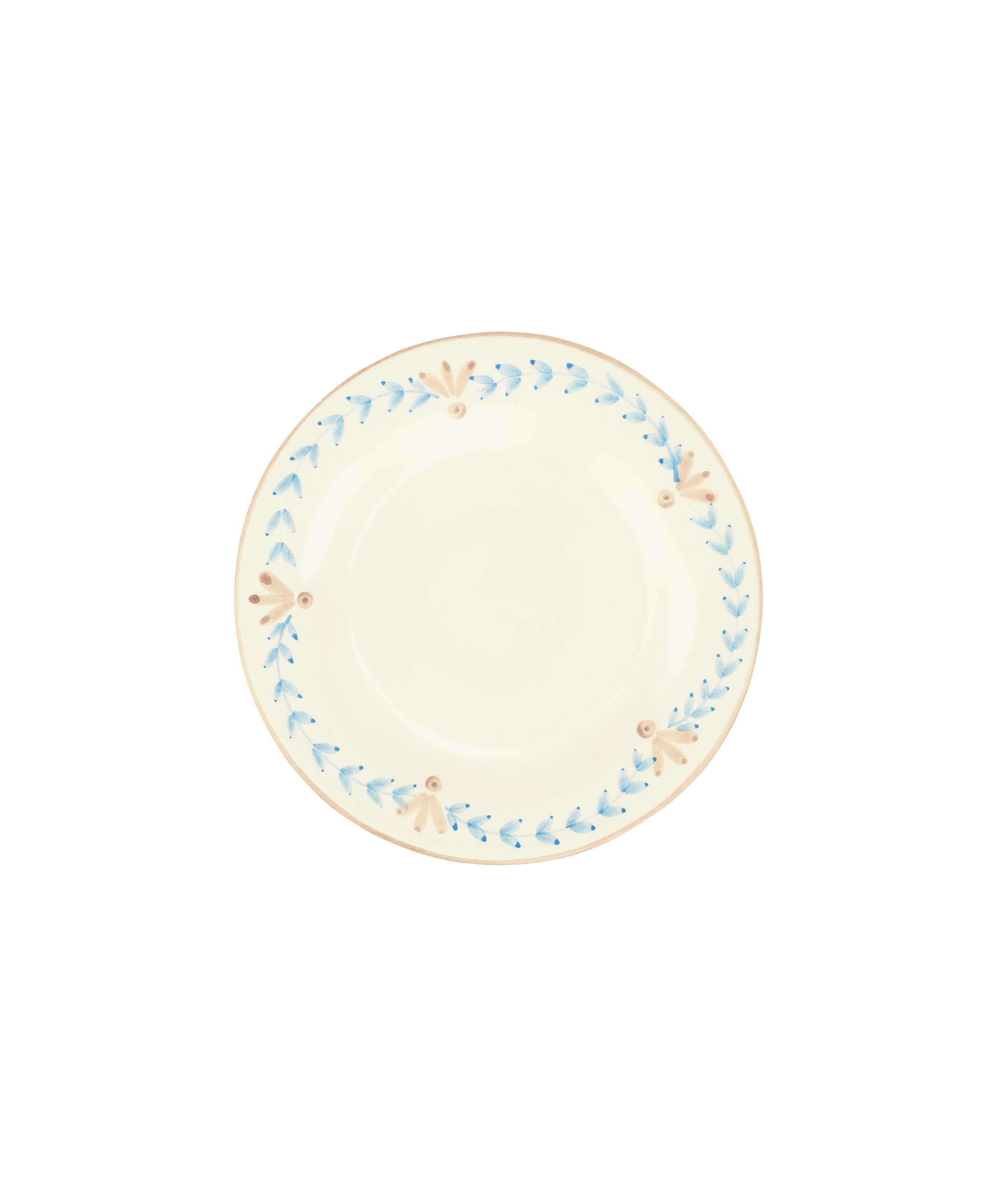 Rebecca Udall Elouise Dessert Plate, Blue/Taupe