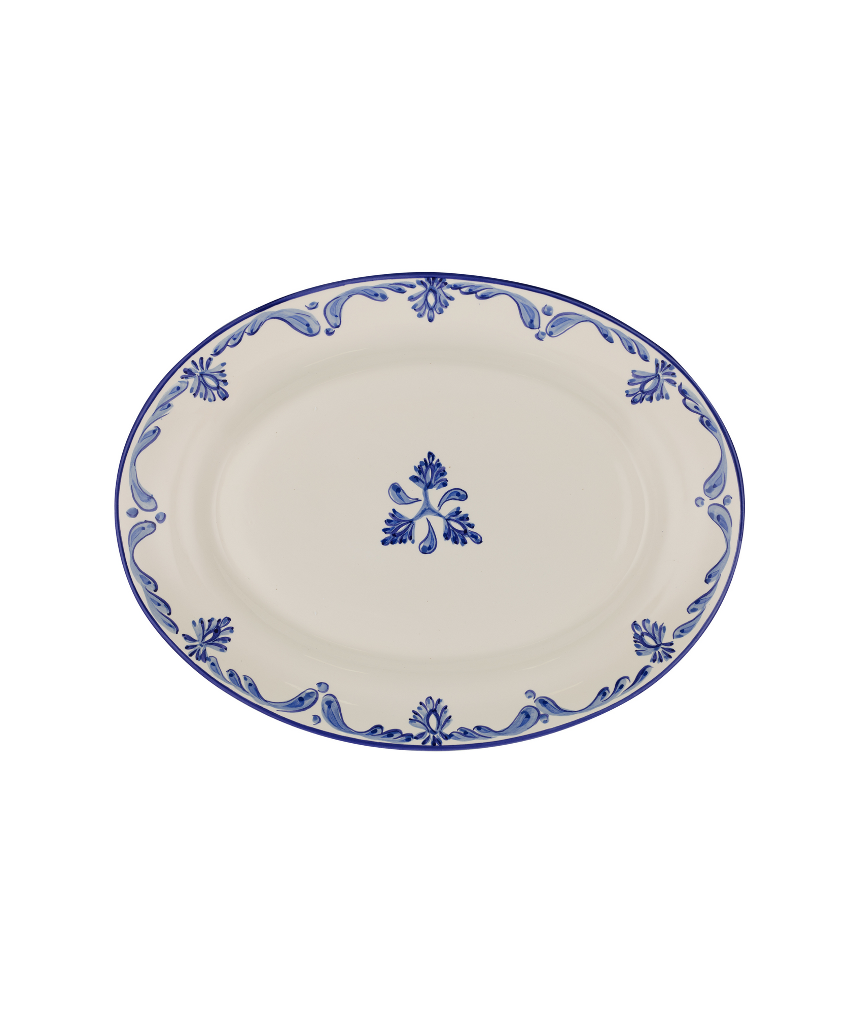 Eleanor Platter, Blue, Cut Out