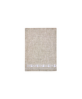 Diamond Stitch Linen Hand Towel, Natural