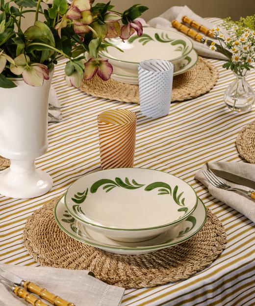 Braided Abaca Placemat, Natural