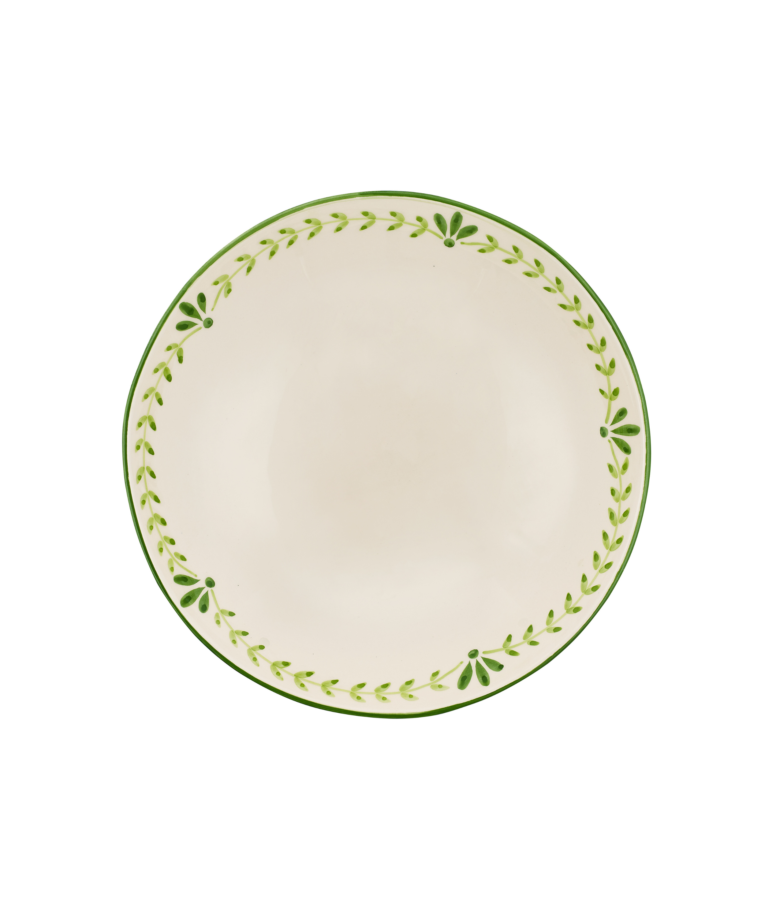 Rebecca Udall, Elouise Serving Bowl, Green Pattern