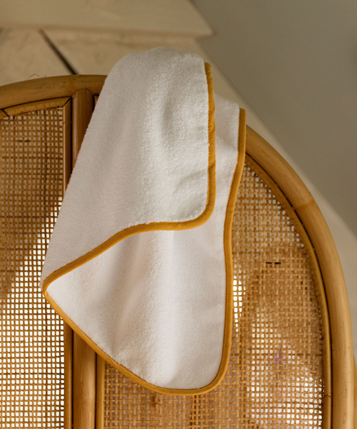 Georgina Bath Towel Collection, Mustard, Lifestyle