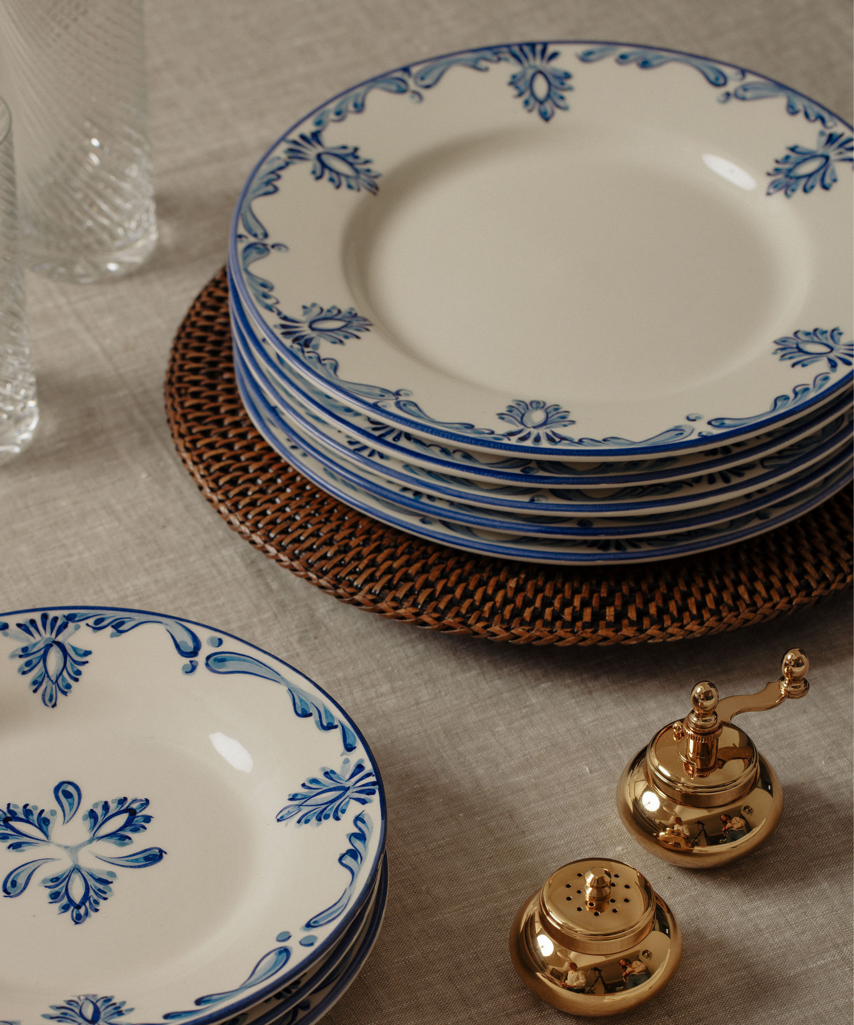Rebecca Udall Eleanor Dinner Plate, Blue