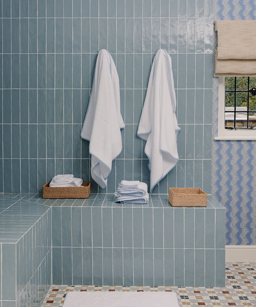 Georgina Bath Towel Collection, Powder Blue