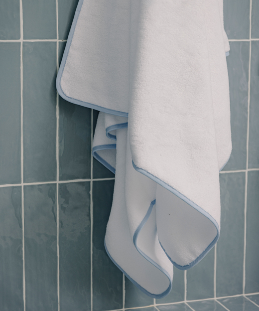 Georgina Bath Towel Collection, Powder Blue