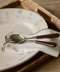 Rebecca Udall Classic Serving Set, Chocolate with Elouise Crockery