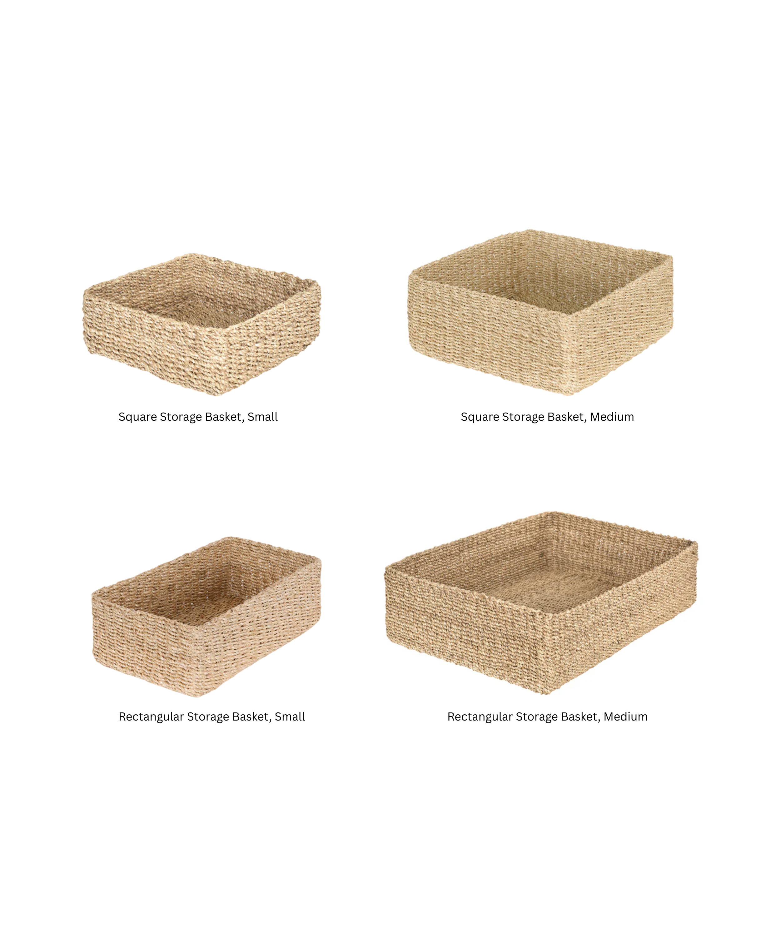 Abaca Storage Baskets