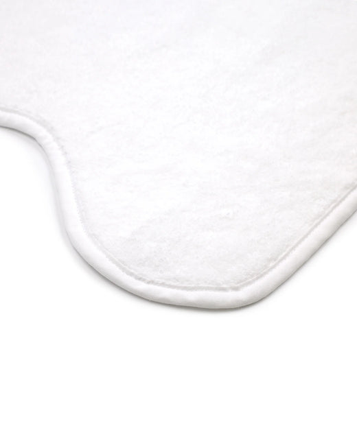 Amelia Scalloped Bath Towel Collection, White