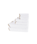 Signature Amelia Scalloped Bath Towel Bundle, Taupe