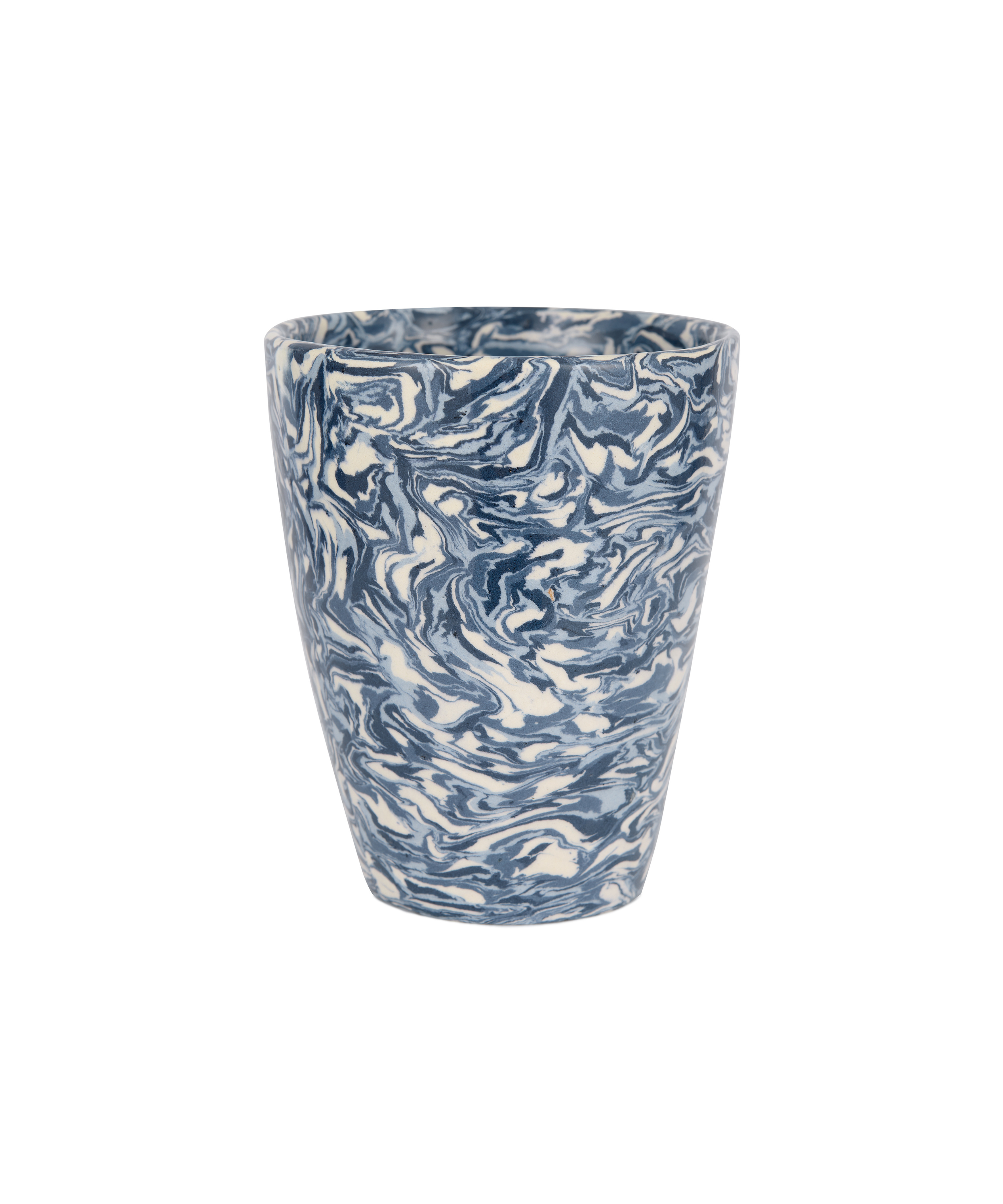 Aptware Marble Ceramic Vase, Blue, Cut Out