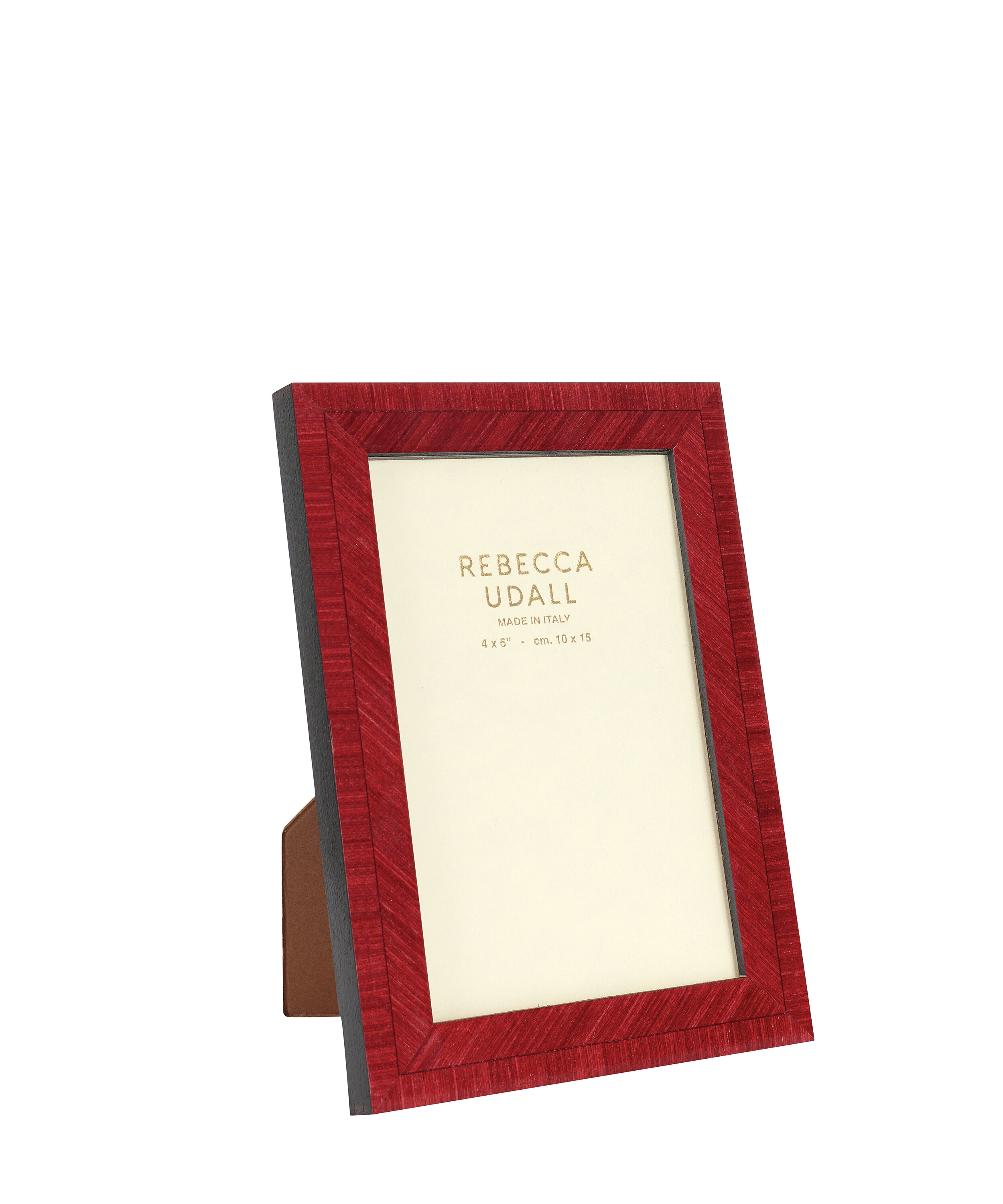 Dark Red Rosewood Bianca photo frame by Rebecca Udall 4 X 6"