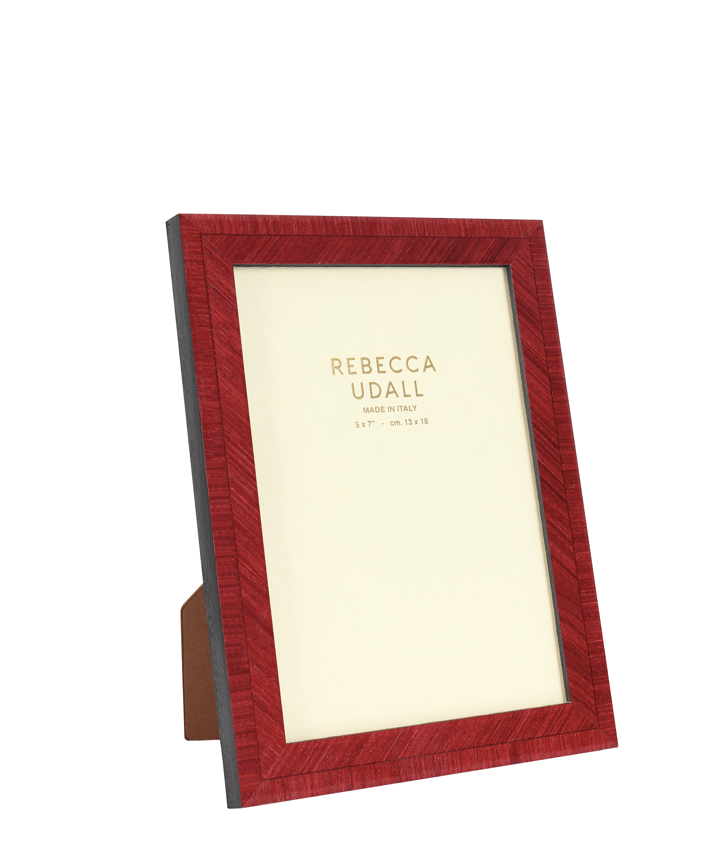 Dark Red Rosewood Wooden Heritage Dark Red Bianca photo frame by Rebecca Udall