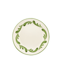 Rebecca Udall Celia Dessert Plate, Leaf Green, Cut Out, White Background