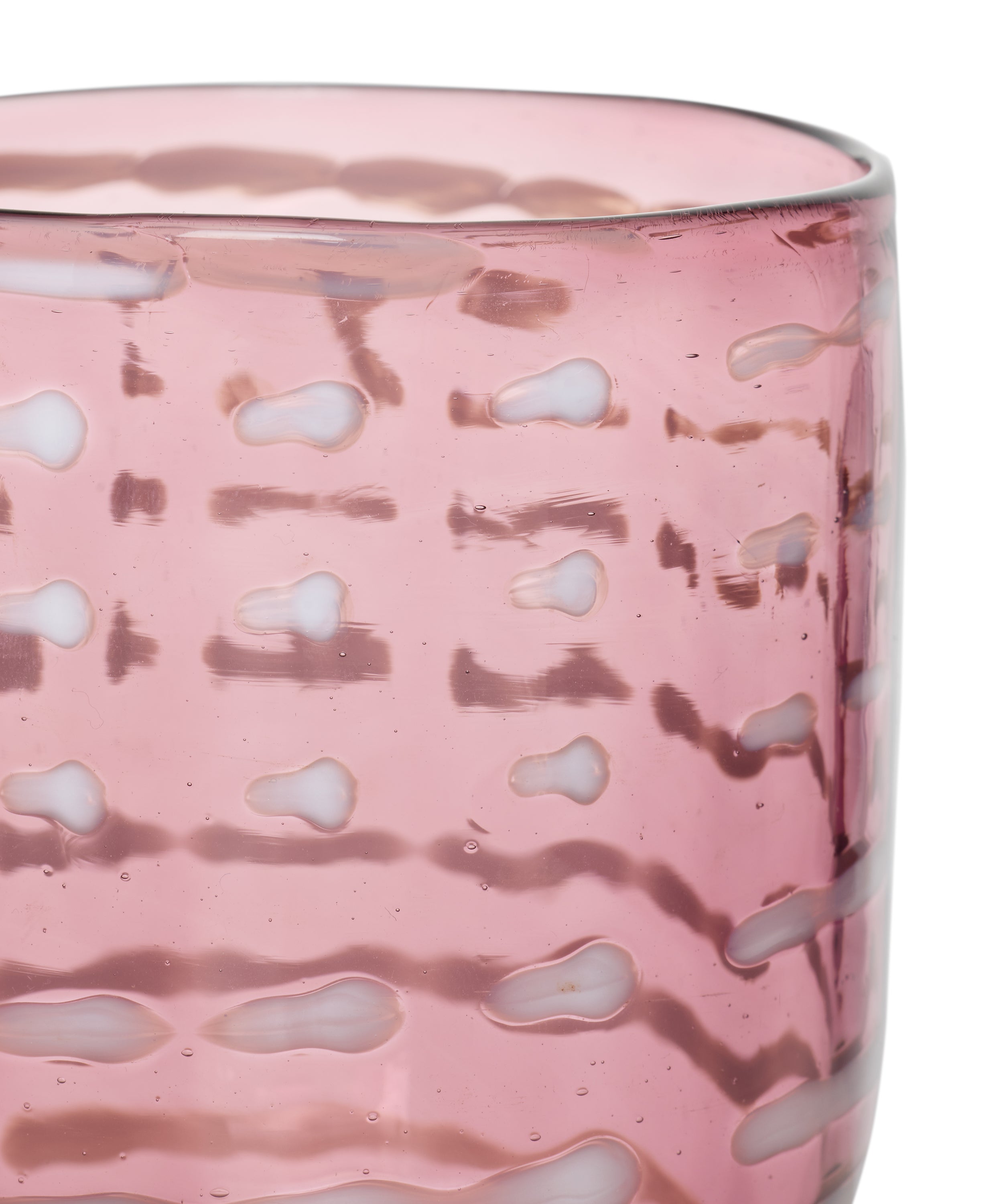 Celine Murano Tumbler, Black Cherry, Detail