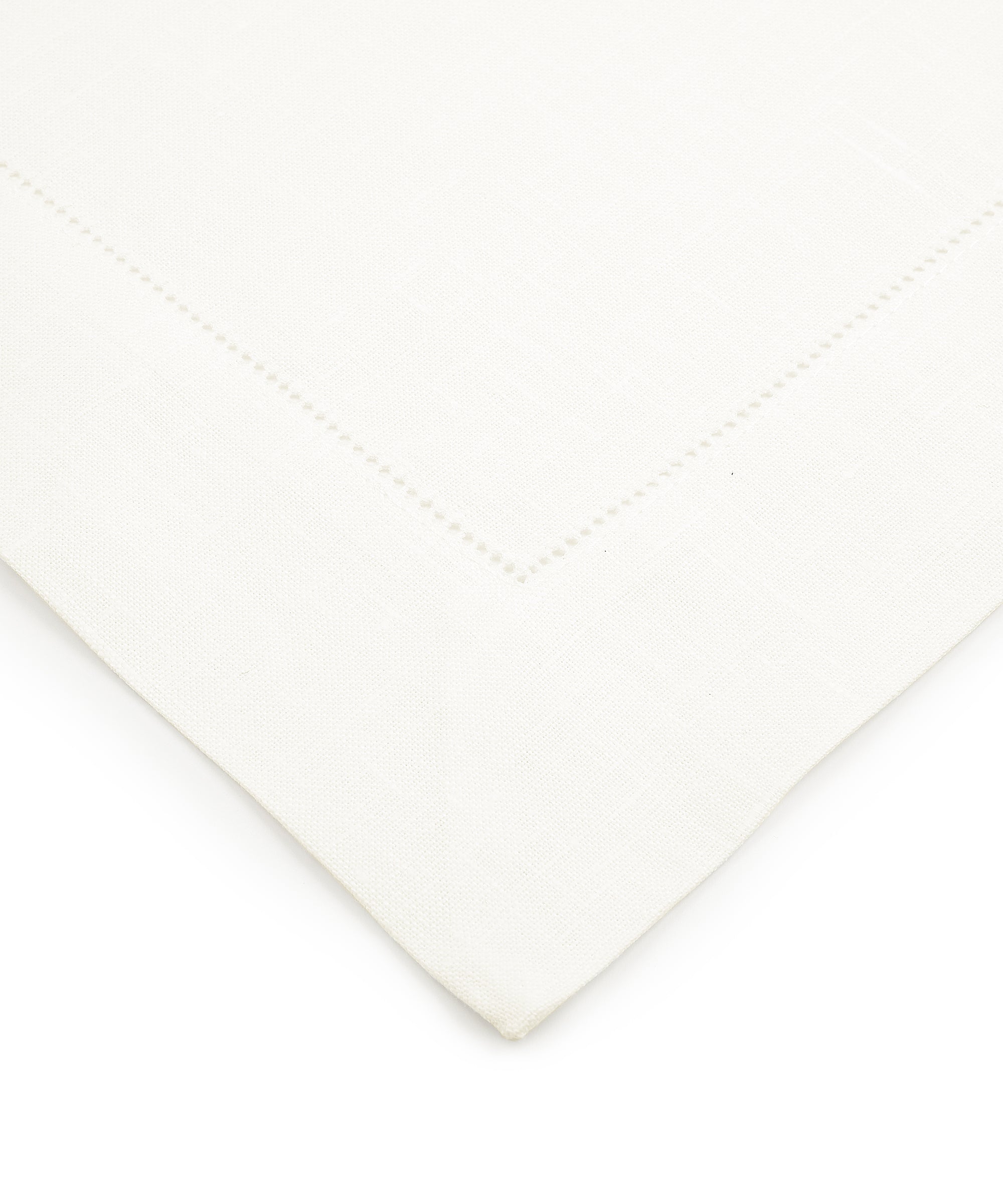 Rebecca Udall Classic Hemstitch Linen Placemat, White Embroidery