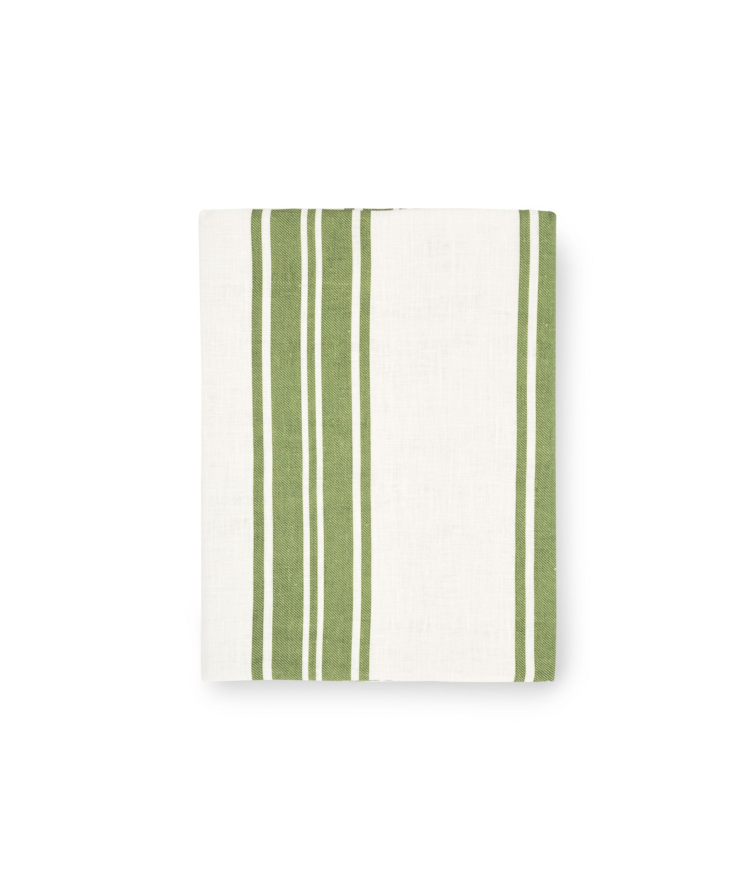Rebecca Udall Colette Striped Linen Tablecloth, Olive Green