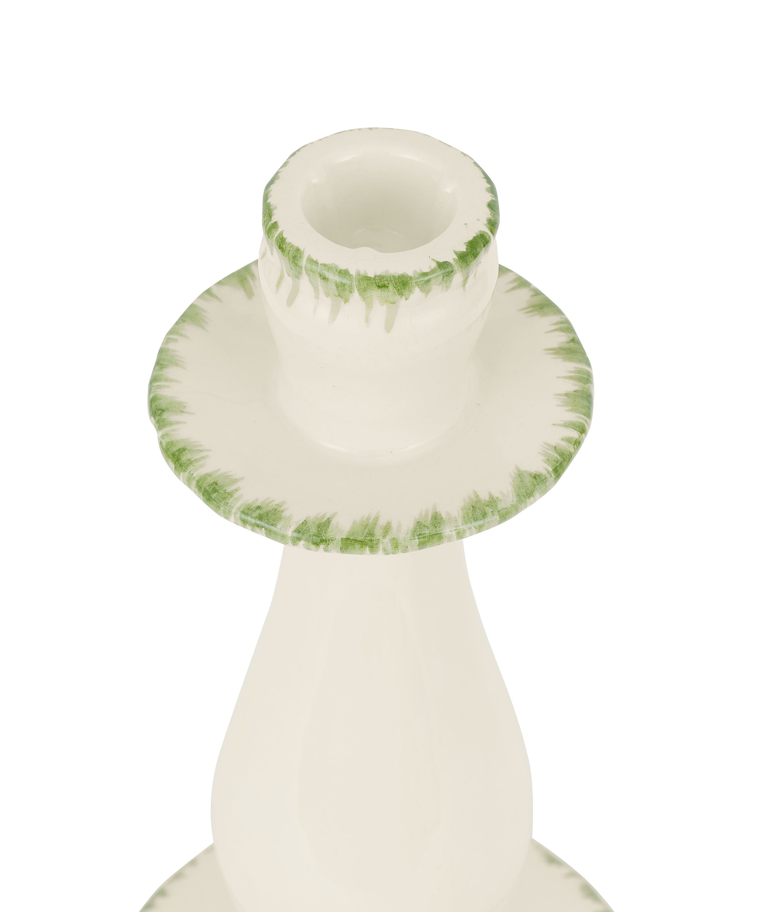 Rebecca Udall Daisy Candlestick, Leaf Green, Cut Out Detail