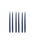 Rebecca Udall Set of 6 Danish Taper Candles, Blue