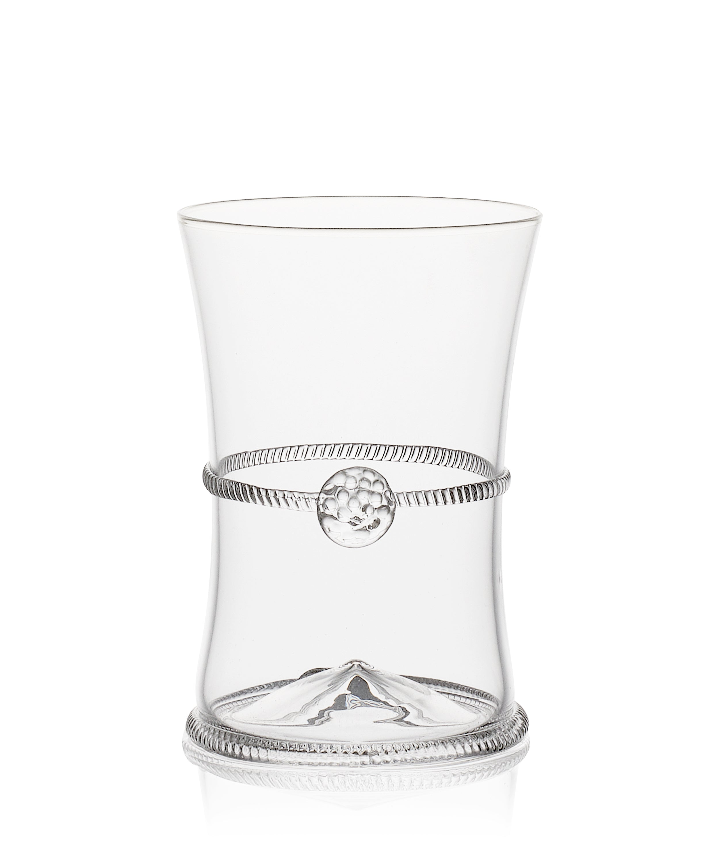 Rebecca Udall Diana Handblown Tumbler, Clear, 3D Detailing