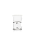 Diana Handblown Tumbler, Clear, Cut Out