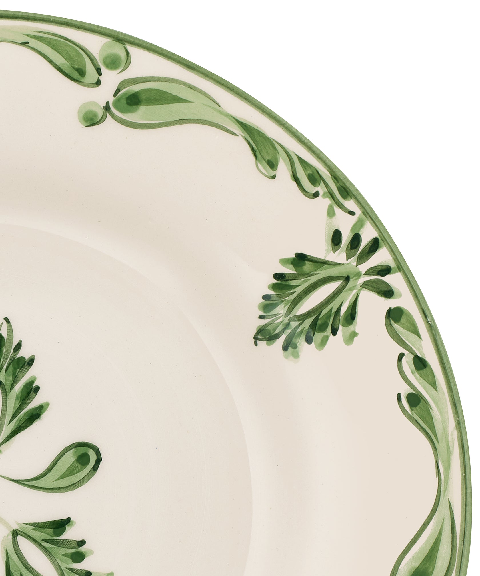 Rebecca Udall Eleanor Dessert Plate Green Pattern