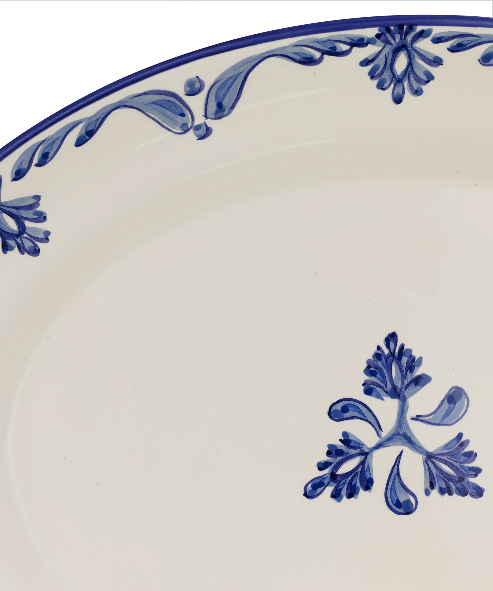 Rebecca Udall Eleanor Platter, Blue Design