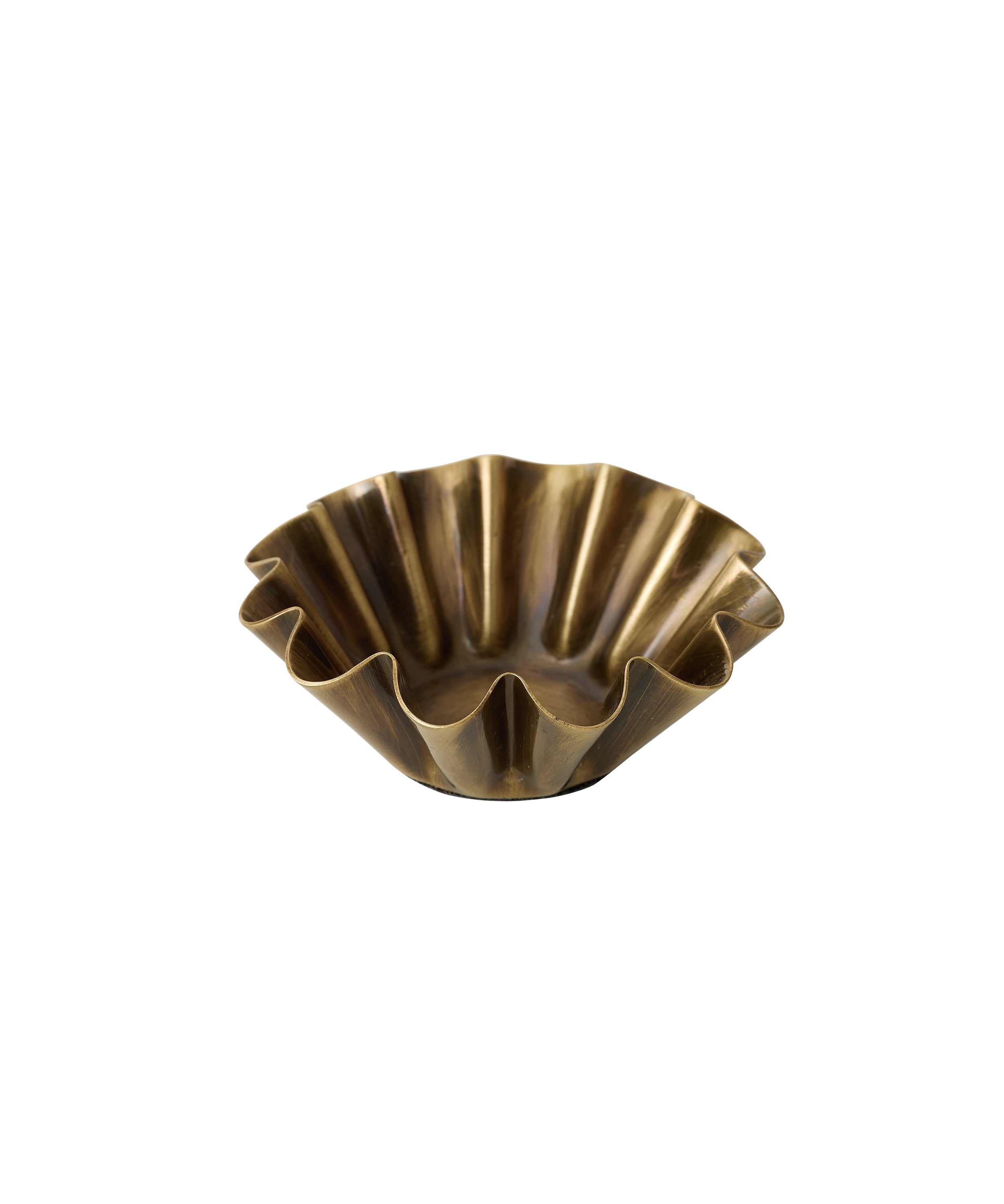 Esme Tealight Holder, Brass, Cut Out