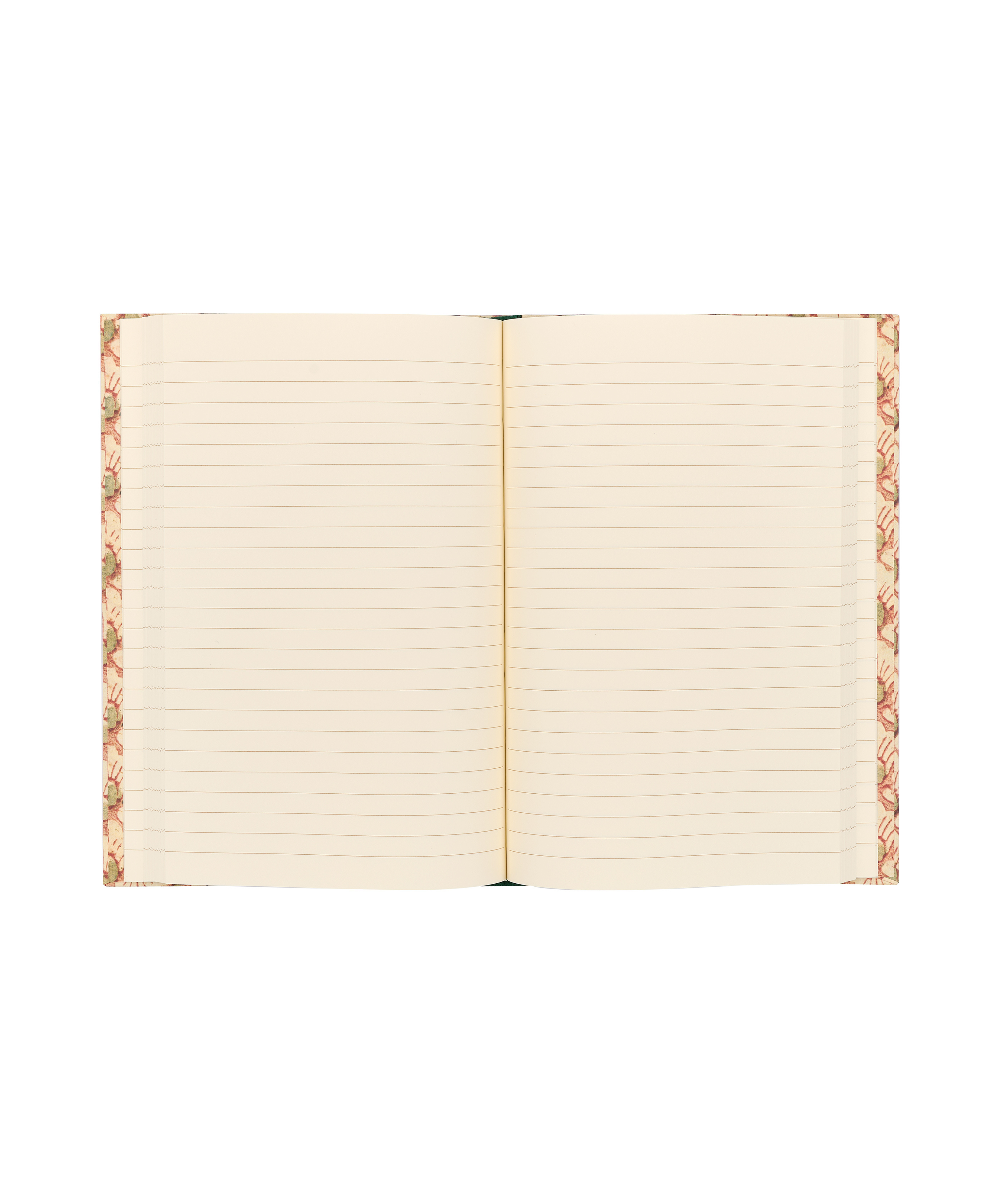 Floral Fan Notebook, Lined Pages