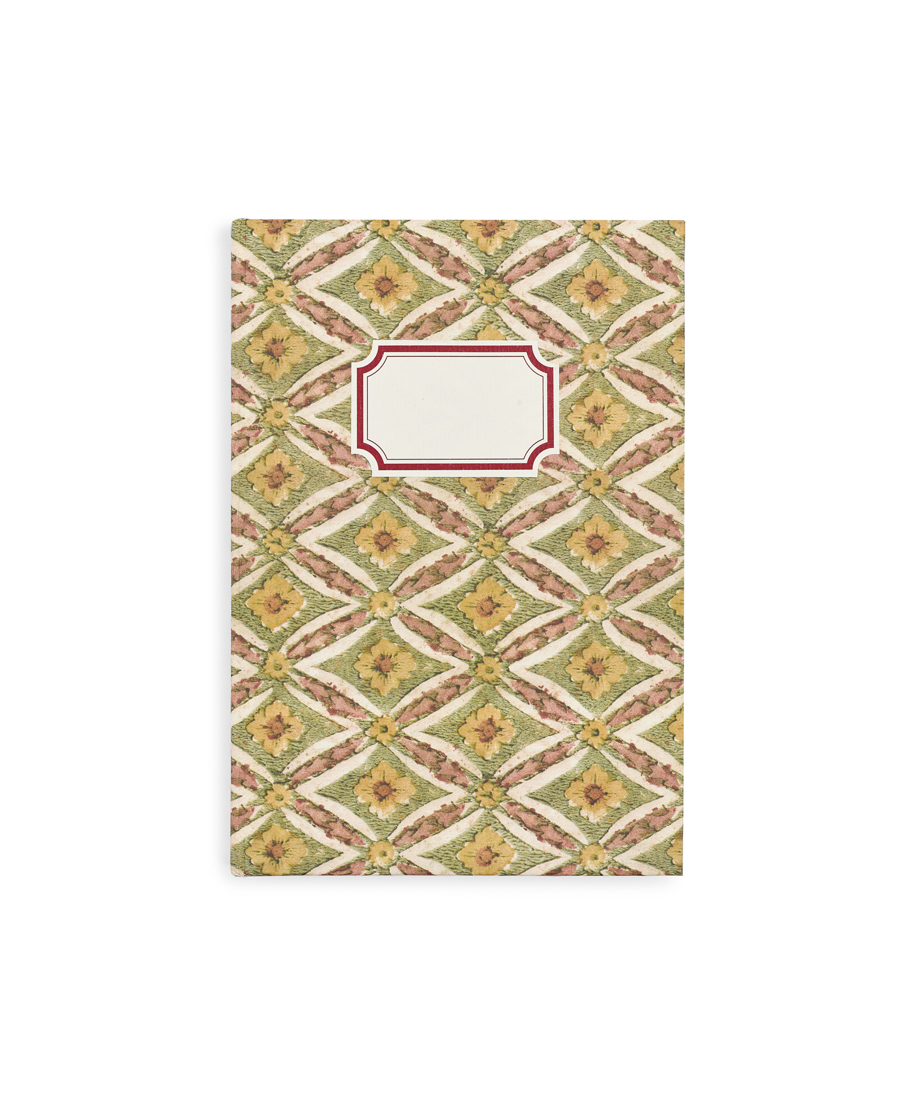 Floral Tile Notebook, Cut Out