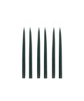 Rebecca Udall Set of 6 35cm Danish Taper Candles, Forest Pine Green