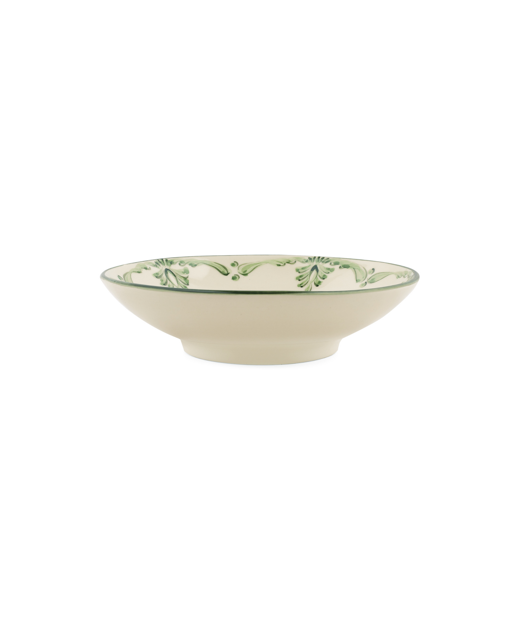 Rebecca Udall Eleanor Pasta Bowl Green, Side View