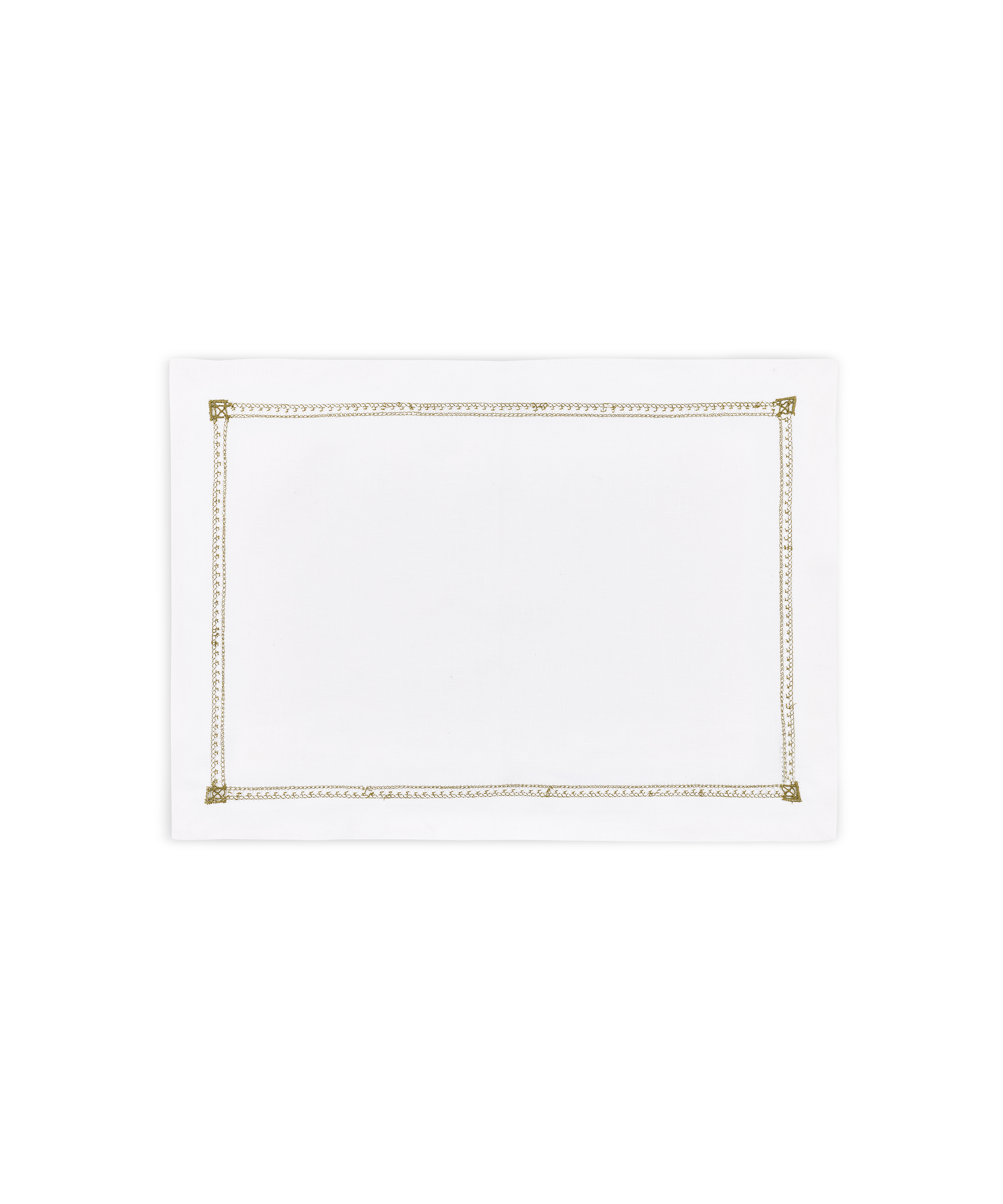 Georgiana Ladderstitch Linen Placemat, Mocha