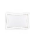Georgiana Ladderstitch Pillowcase, Nougat, Cut Out