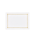 Rebecca Udall Georgiana Ladderstitch Linen Placemat, Straw, Cut Out