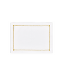 Rebecca Udall Georgiana Ladderstitch Linen Placemat, Straw, Cut Out