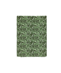 Marble Linen Tablecloth, Green, White Background
