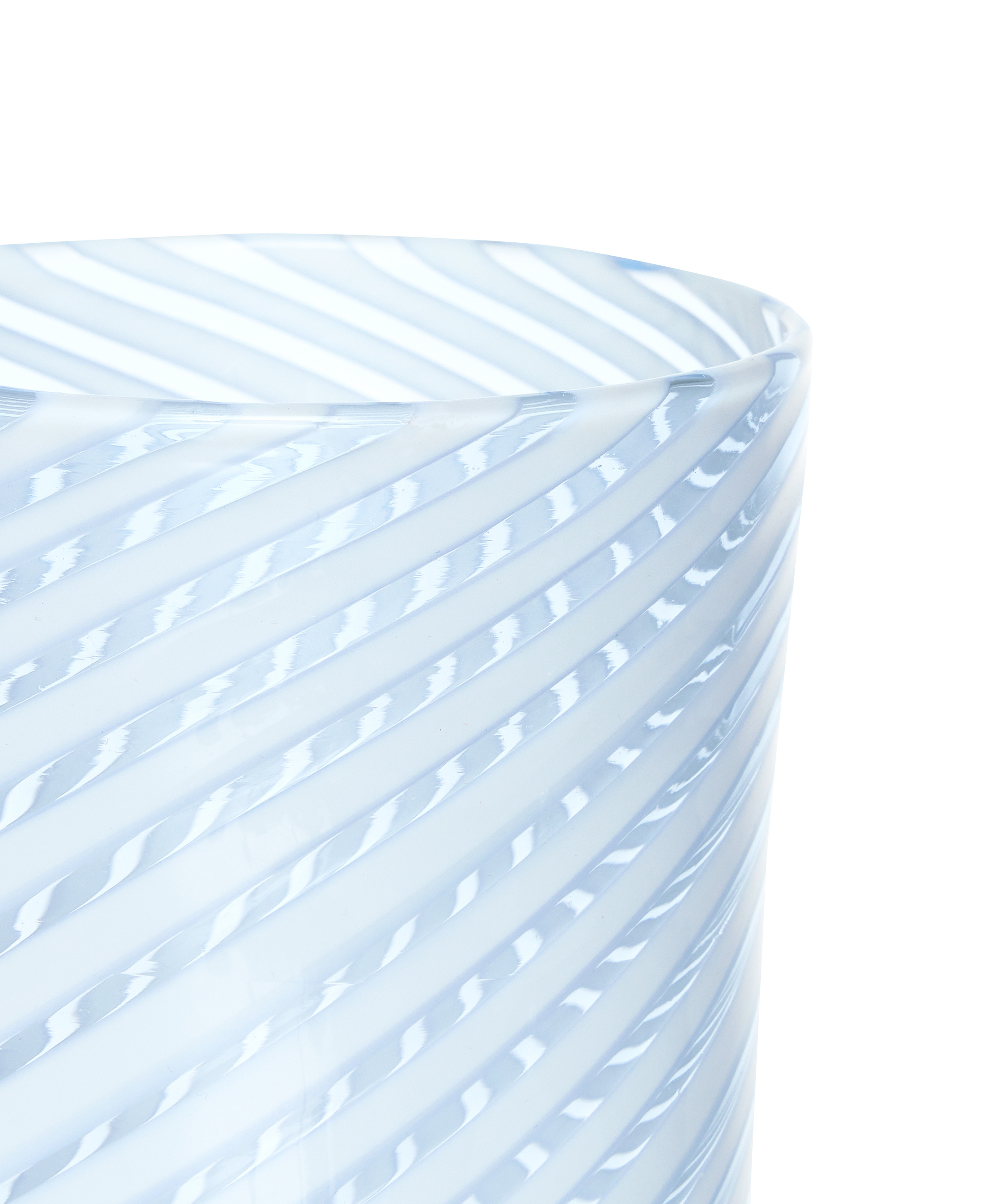 Pair of Murano Swirl Tumblers, Winter, Detail