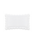 Pair of Alexandra Wavy Scalloped Pilllowcases, White, Cut Out