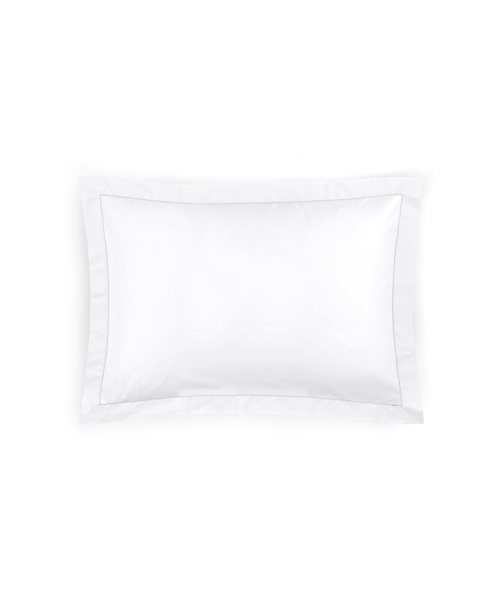 Porto Hemstitch Pillowcases, Straw, Cut Out