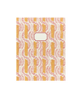 Rebecca Udall, Italian Bound Photo Album, Garland Floral Design in Red and Yellow Front Cover