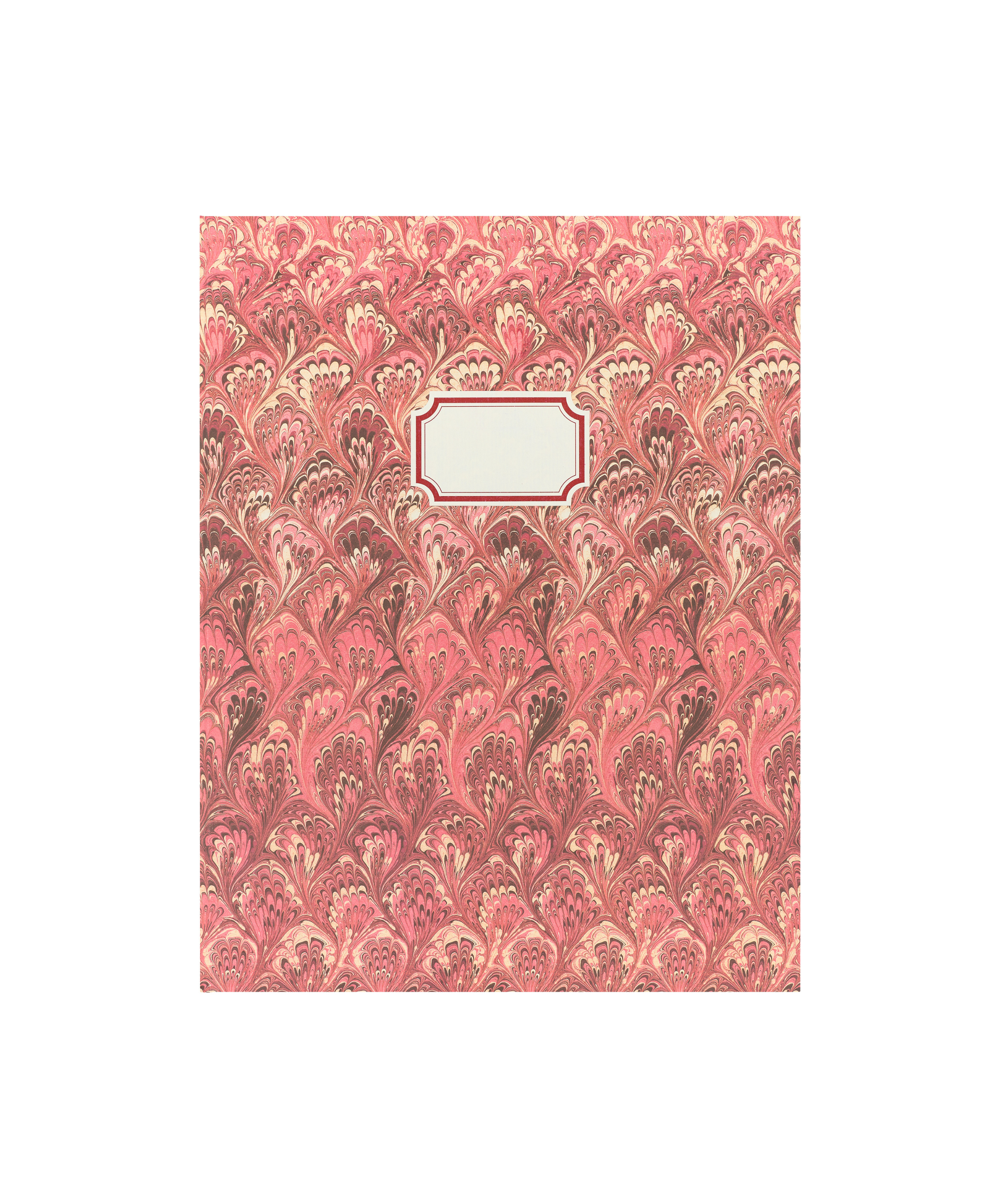 Rebecca Udall, Hand-bound Photo Album, Traditional Timeless Marble Red/Pink Design
