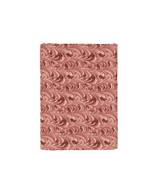 Marble Linen Tablecloth, Pink, Cut Out, White Background
